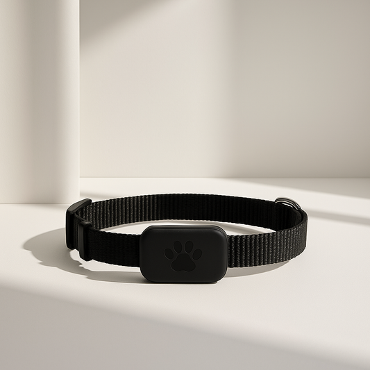 Smart GPS Pet Tracker – Waterproof, Durable Silicone Collar, No Subscription Required, iOS & Android Compatible