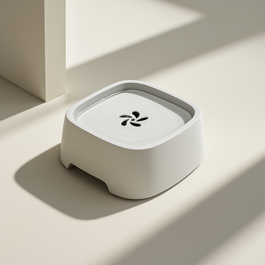 Dog Drinking Water Bowl with Floating Design - Non-Wetting, Non-Skid, Large Capacity